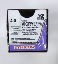 ETHICON VICRYL75CM byJ&J มีให้เลือก5รหัส ดังนี้ 1.W9444 #3-0 2.W9442 #5-0 3.W9443 #4-0 4.W9386 #4-0