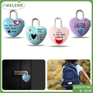 MELENE Number Password Combination Lock Creative Luggage Portable Digits Code Padlock