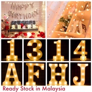 3D LED Large Marquee Letters Alphabet Symbol Numbers Heart Hanging Light Anniversary Marriage Propos