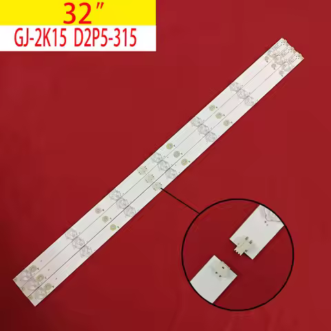 3PCS NEW LED backlight strip 7 lamp for 32"TV 32PFT4100 32PHH4100 LB32067 V0_00 TPT315 GJ-2K15 D2P5-
