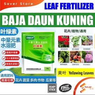 Baja Daun Kuning 10g - Fertilizer for Yellow Leaves | Improve Chlorophyll Content & Plant Growth
