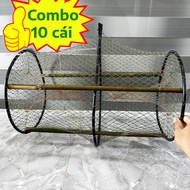 Combo 10 Lờ Cá Lóc Bẫy Cá Lóc Cá Trê Cải Tiến Vành Nhựa