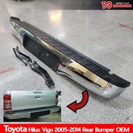 กันชนท้าย Vigo Vigo Champ 2005 2007 2009 2011 2014 ทรงห้าง สีชุบ