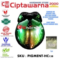 Cwpaint Pigment Bubuk 1 gram Cat Bunglon Xiralic Green Bronze HC-138X
