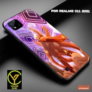 Yellow Claw Case REALME C11 2021/C20 - [ case BORUTO ] Casing Hp -