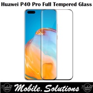 Huawei P40 Pro / P40 / P30 Pro / P30 / P20 Pro / P20 Full Coverage Tempered Glass Screen Protector (Black)