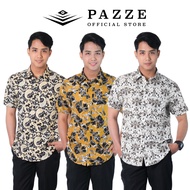 [Batik 4/8] Pazze Baju Batik Slim Fit Short Sleeve