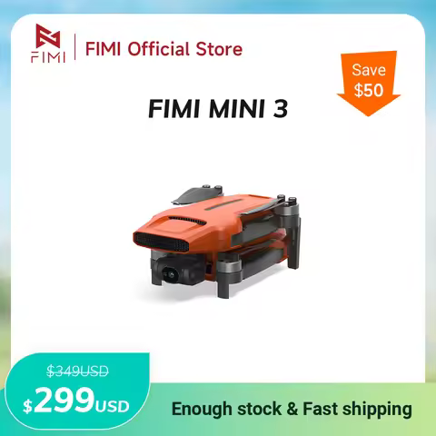 FIMI MINI 3 new drone 4K 60fps 9km range 3-axis Gimbal 249g Ultralight AI Super Night Video design s