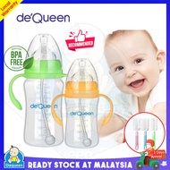 [ Free Gift ] For deQueen Bottle Original Botol Susu Nipple Puting Teat Nursing Bottle Baby Anti-fla