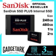 SSD SATA Plus 2.5" (128GB/256GB/512GB/1TB) Internal Solid State Drive Sdssda-1t00
