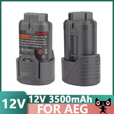 For 12V AEG Ridgid 12V Rechargeable 18650 3.5Ah Li-Lon Battery For 12V AEG Ridgid L1215 BS12C,BS12C2