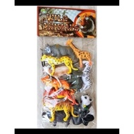 WILD ANIMALS CHILDREN'S TOYS / RUBBER ANIMALS