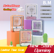 24H shipment Conditioner Cooling Fan Air Cooler Mini Fan Air Humidifier Portable USB Mini Aircond Mist Fan Spray Air Conditioner Fan