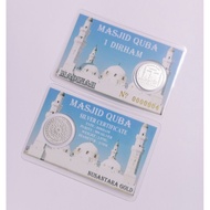 1 dirham, masjid Quba madinah silver 999