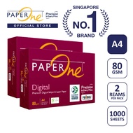 PaperOne Digital Premium Quality 85gsm / 80gsm Carbon Neutral Copy Paper A4 [2 Reams]