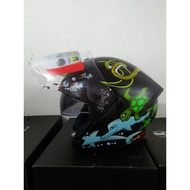 AGV K-5 JET WHITE ZOO MATTBLACK HELMAT (ORIGINAL)