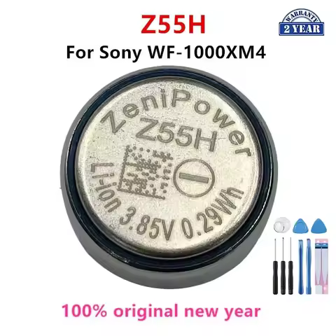 100% Original Z55H New Battery For Sony WF-1000XM4,WI-SP600N,WF-SP700N,WF-SP900,WF-1000XM3,WF-1000X 