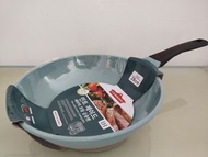韓國製Cookqueen 陶瓷塗層深炒鍋 28cm