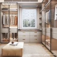 Export Wardrobe Dressing Table Combination Glass Door One-Stop Light French Wardrobe Full House Desi