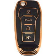 Flip Key Fob Shell Cover for Ford Mustang 1999 2000 2001 2002 2003 2004 2005 2007 2008 2009 2011 201