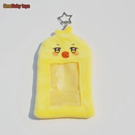New ATEEZ Keychain ANITEEZ Cartoon Cute Plush Card Sleeve Korean Style Backpack Pendant Key Ring SAN