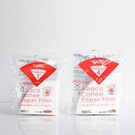 Paper Filter V60 Cafec Abaca Coffee Filter Paper 100 Sheets White V60 Filter Paper