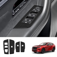 Car Inner Armrests for Mazda CX60 CX-60 2022-2025 Accessories Cover Glass Lift Switch Frame Window G