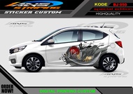 STIKER MOBIL JAZZ  AGYA  BRIO / DECAL STICKER MOBIL / STIKER MOBIL / STIKER SAMURAI 2