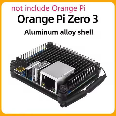 New Orange Pi Zero 3 Aluminum Case Metal Passive Cooling Shell Silicone Heatsink for OPI Zero 3 1 2 