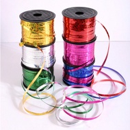 1 Roll 90m Balloon Garland Strip Tape, Glittering Gold, With 100yd Ribbon, 6 Colors Available, Back 