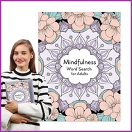 Word Searches for Adults Funny Brain Games Mindful Puzzles Calming Relaxing Game Clear Printing Acti