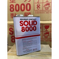 SOLID 8000 GAM PEREKAT Contact Adhesives Soils 8000 Glue 3KG Formica Glue