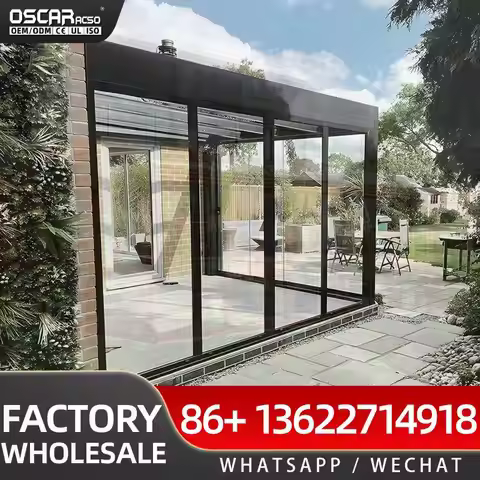 Modern Outdoor Glass Room & Container House Factory Direct Supply Ideal for Hotel Sunroom & Conserva
