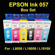 Epson Ink 057 Compatible Refill ink Bottle for Printer EcoTank L8050 / L18050 / L18100 ( 6 color )
