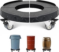 W B D WEIBIDA Heavy Duty Furniture Rolling Base Adjustable 15-19 Inch Round Dolly With 4 Locking Swi