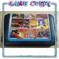8 in 1 game cartridge for SEGA 16-bit resolution
