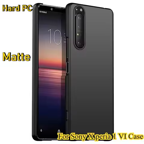Ultra Slim Matte Hard PC Case for Sony Xperia 10VI 1VI 5V 5III 10III 1III 5II 1II 1II 10IV 1IV 5 1 H