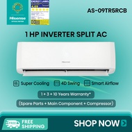 Hisense Inverter Split 1HP Aircon (AS09TR5RCB)