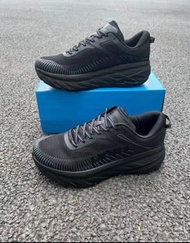 全新現貨HOKA ONE ONE Bondi 7 潮流時尚運動舒適 網布 低幫跑步鞋 男女同款 黑色