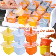 [Wholesale Price] Fast Convenient Mini Ice Making Tray Easy-Demoulding Icy Cube Mold Fruit Popsicle Freezing Box Stackable Jelly Yogurt Mould Cup For Home Bar