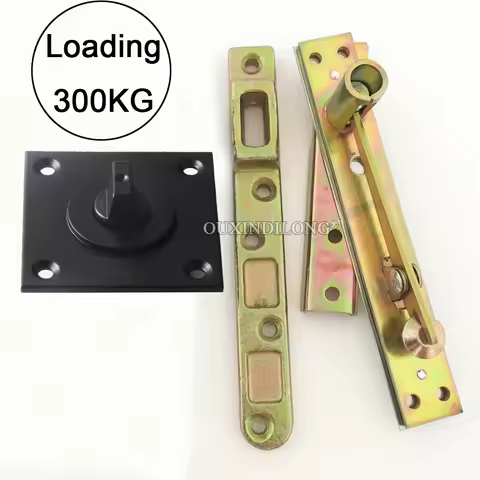 IN Stock 1Set Heavy Door Pivot Hinges 360° Rotary Invisible Hidden Door Hinges Up and Down Mount Doo