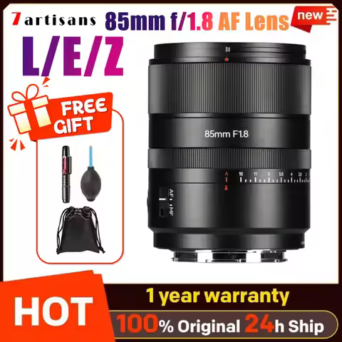 7artisans 85mm F1.8 L/E/Z AF Full Frame Autofocus Mirroless Camera Lens for Portrait Photography·for