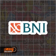 Bank Sticker in Indonesia Bni Size 7 x 2.5 Cm