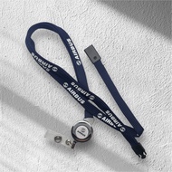 Premium Small AIRBUS Lanyard Employee Card Suitable For Airline Staff Aviation Lover Pilot