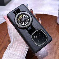 For Vivo iQOO 10 11 12 13 Pro Z10 Neo 10 Case Genuine Leather Fingerprint Magnetic Suction Gyroscope