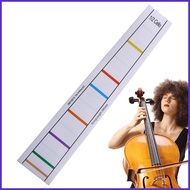 Cello Fingerboard Stickers Adhesive Fret Board Label Finger Sticker for Practice Training Beginners 