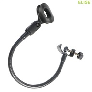 ELISE Desk Mic Stand Mic Holder Clip Condenser Microphone Universal Microphone Holder Mic Clip Clamp
