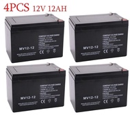 จัดส่งตลอด 24 ชั่วโมง MVVTON แบตเตอรี่แห้ง 12V 8ah/12ah/4.5ah/20ah แบตเตอรี่เครื่องสำรองไฟ แบตเตอรี่