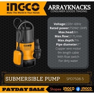INGCO Sewage submersible pump (SPDS7508-5) POWERTOOLS