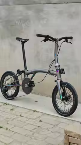 HEXATI T18 Titanium 18inch Disc Brake Folding Bike Brompton Tline